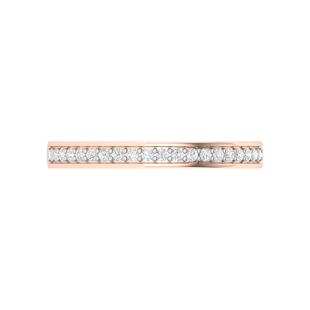 Adele Eternity Diamond Ring In 925 Sterling Silver - Seven