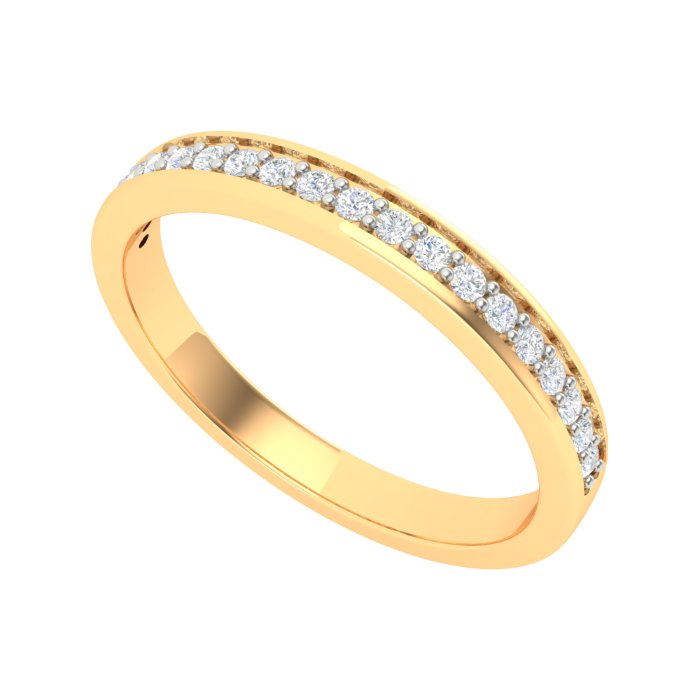 Adele Eternity Diamond Ring In 925 Sterling Silver - Nine