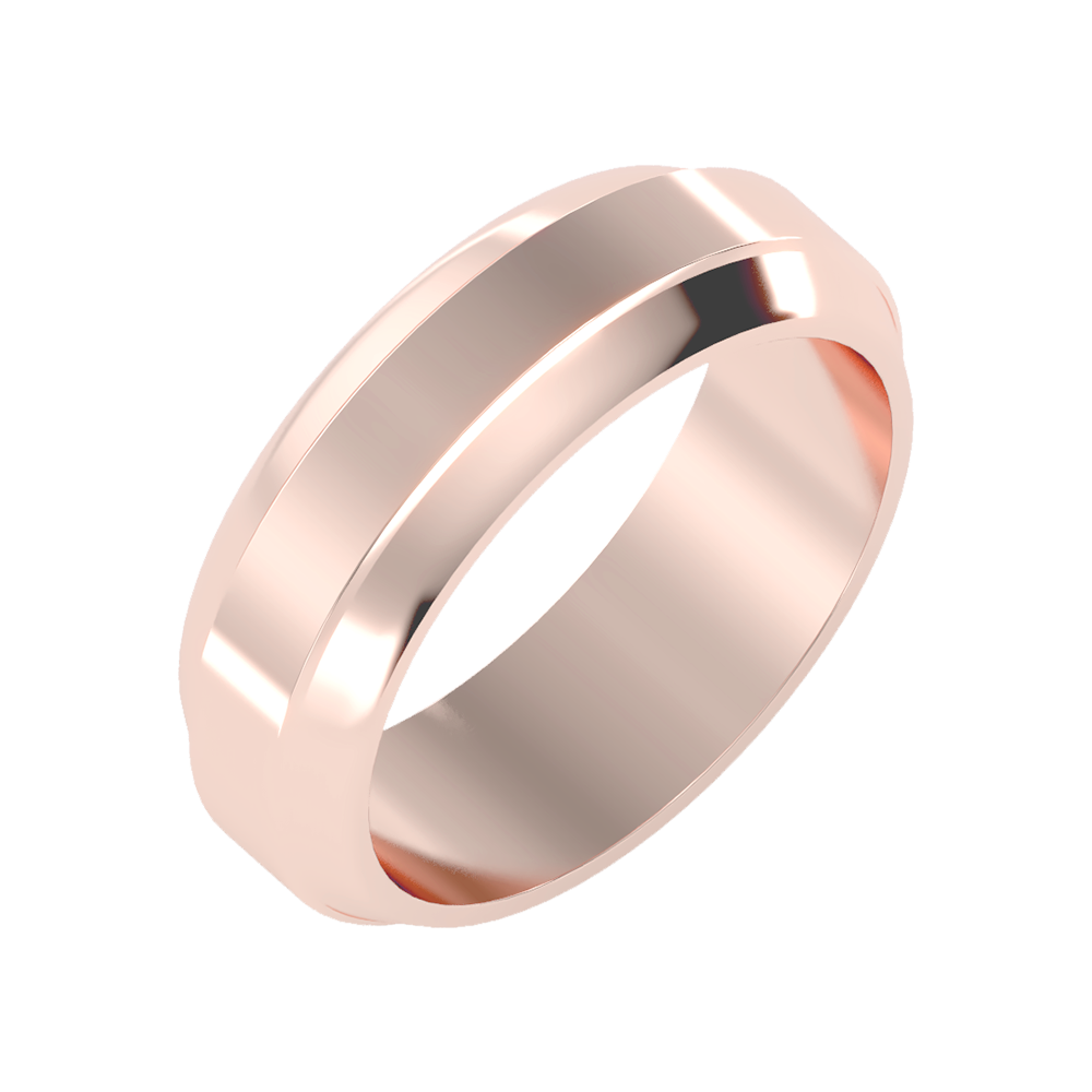 Admirable Men's Broad Band Ring - One