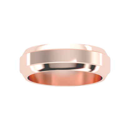 Admirable Men's Broad Band Ring - Two