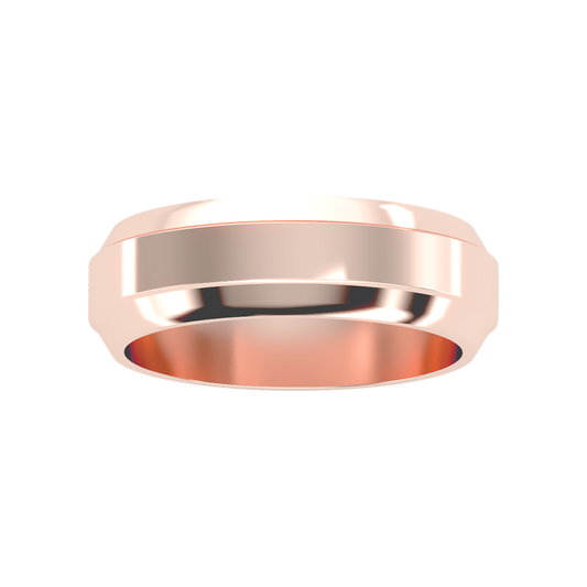 Admirable Men's Broad Band Ring - Two