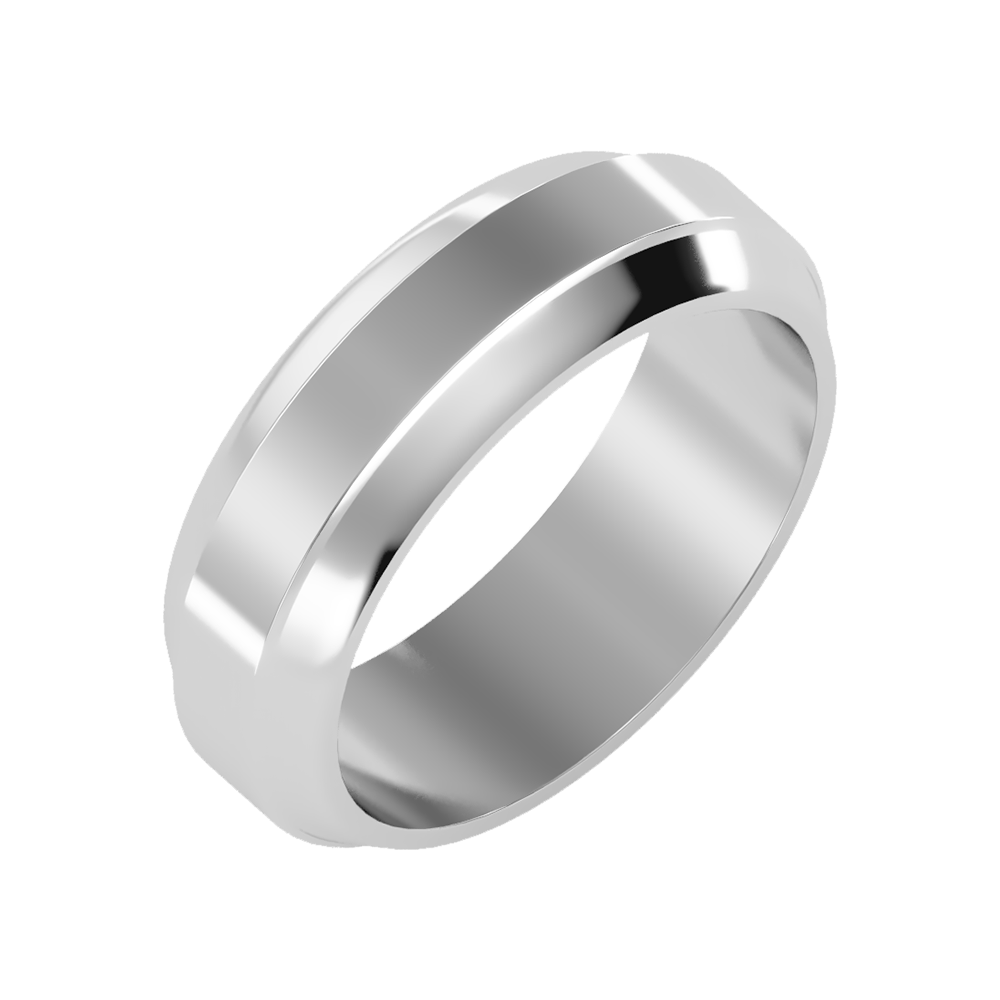Admirable Men's Broad Band Ring - Five