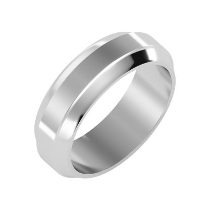 Admirable Men's Broad Band Ring - Five