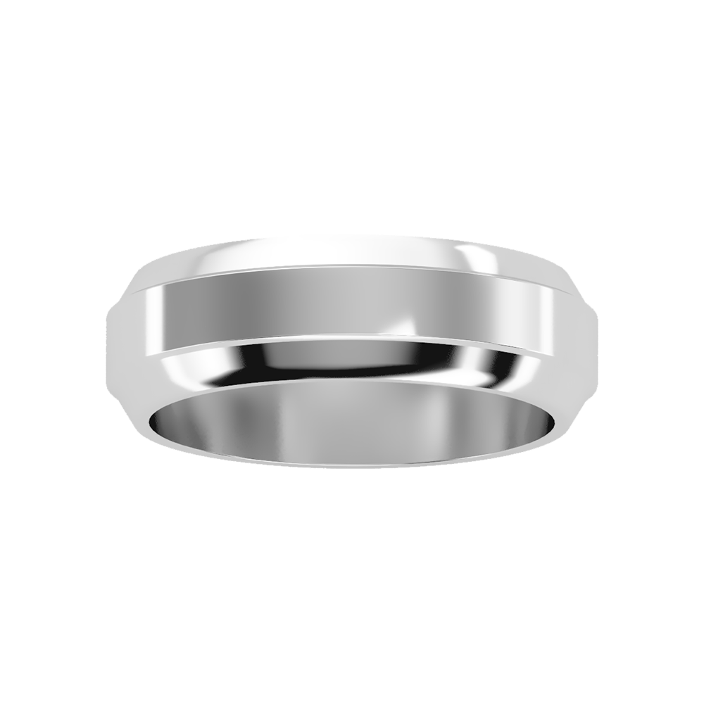 Admirable Men's Broad Band Ring - Six