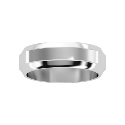 Admirable Men's Broad Band Ring - Six