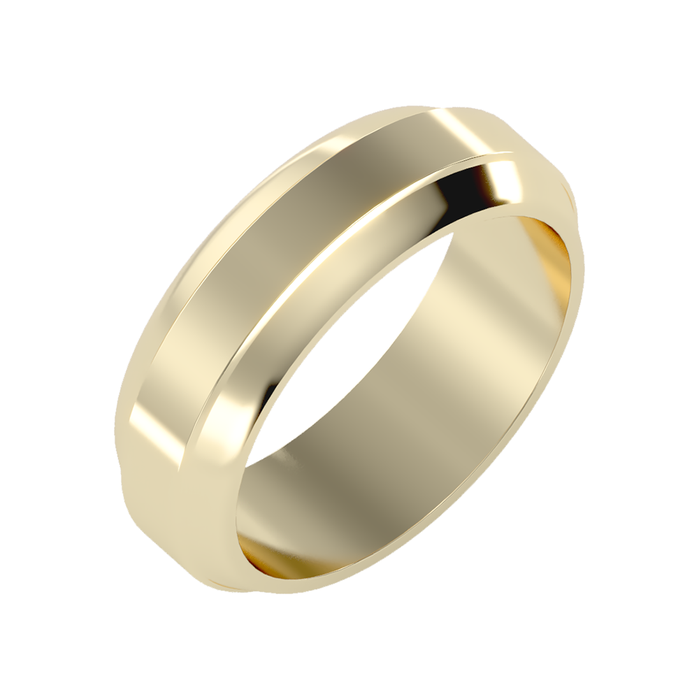 Admirable Men's Broad Band Ring - Nine