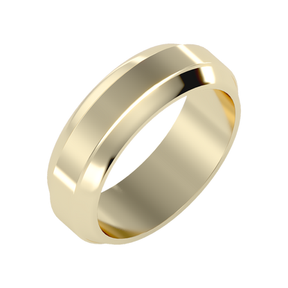 Admirable Men's Broad Band Ring - Nine