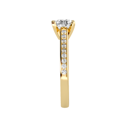 Adorable Solitaire Ring In 925 Sterling Silver - Eleven