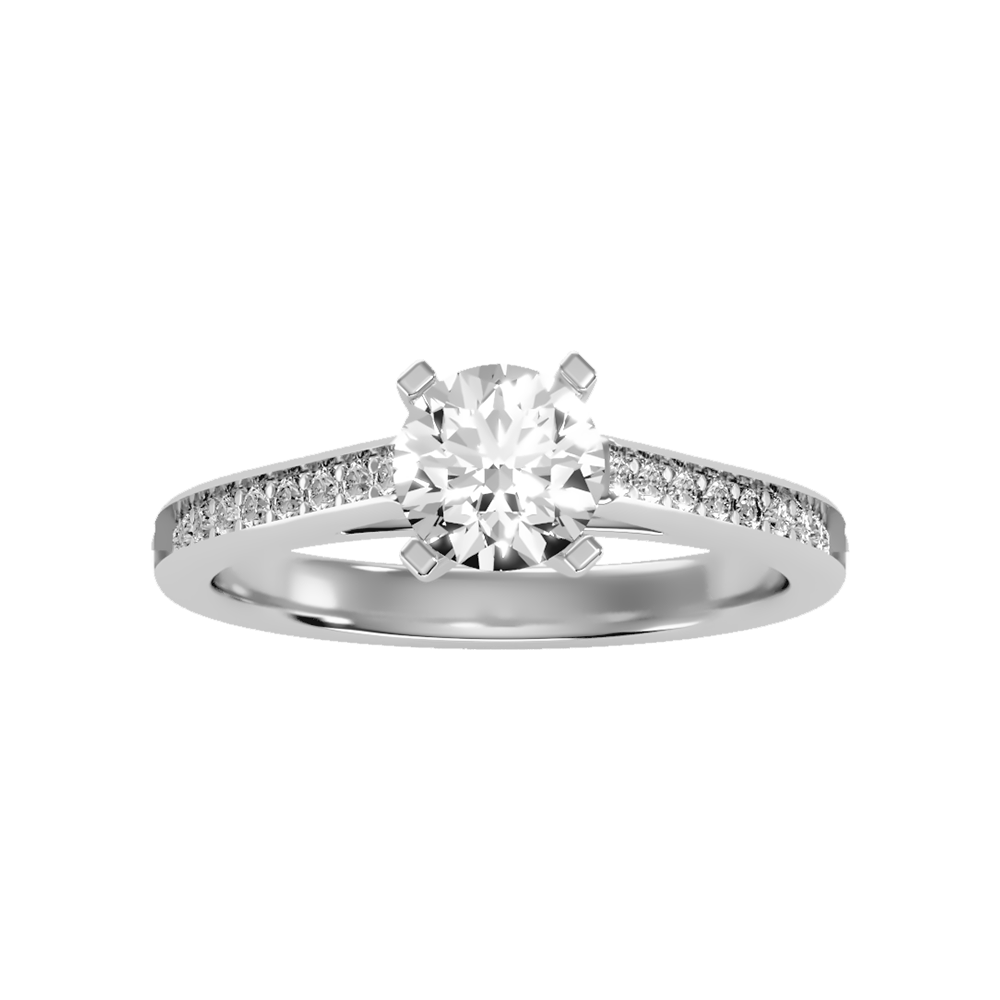 Adorable Solitaire Ring In 925 Sterling Silver - Three