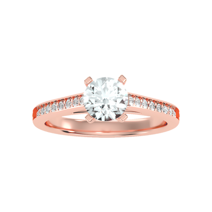 Adorable Solitaire Ring In 925 Sterling Silver - Seven