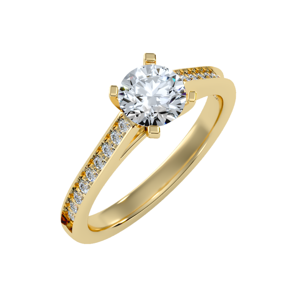 Adorable Solitaire Ring In 925 Sterling Silver - Nine