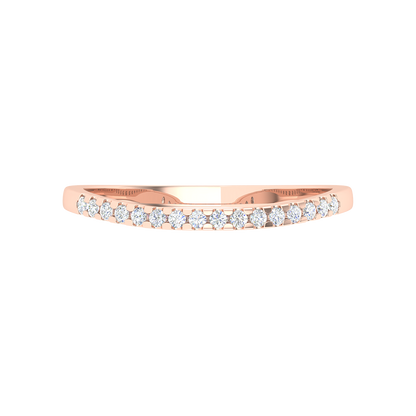 Adorlee Eternity Ring In 925 Sterling Silver - Two