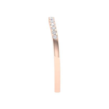 Adorlee Eternity Ring In 925 Sterling Silver - Three