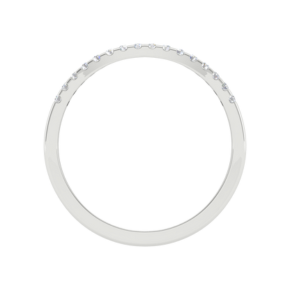 Adorlee Eternity Ring In 925 Sterling Silver - Eight