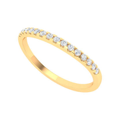 Adorlee Eternity Ring In 925 Sterling Silver - Nine
