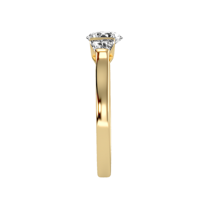 Aglow Tri Stone Ring In 925 Sterling Silver - Eleven