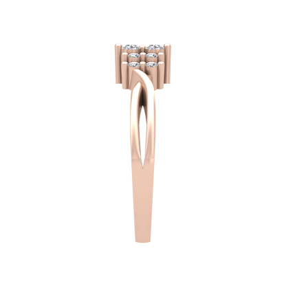 Aivara Diamond Ring In 925 Sterling Silver - Seven