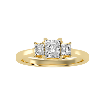 Alight Tri Stone Ring - Ten