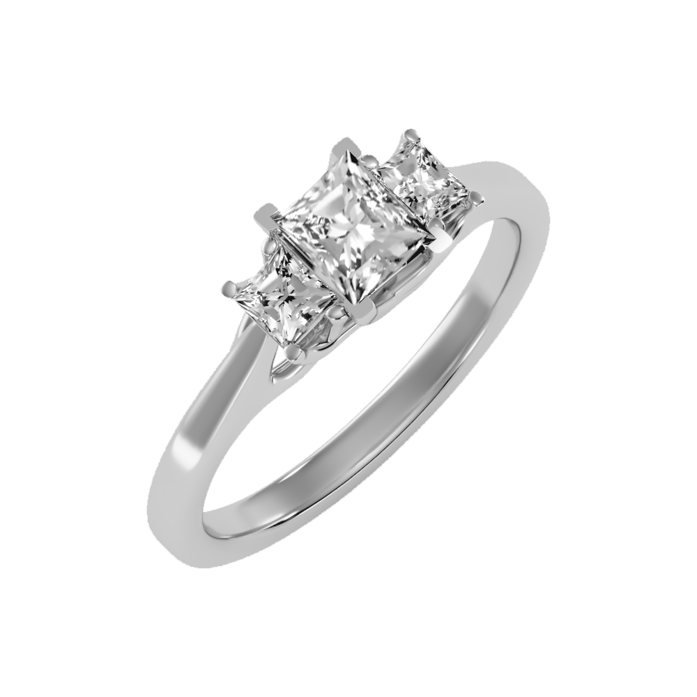 Alight Tri Stone Ring - Five