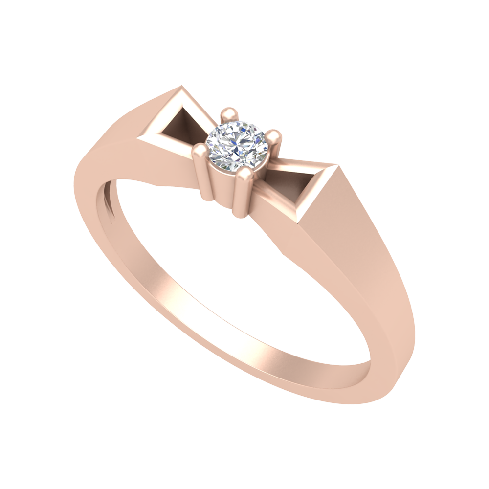 Allure Sanity Single Stone Ring - Two