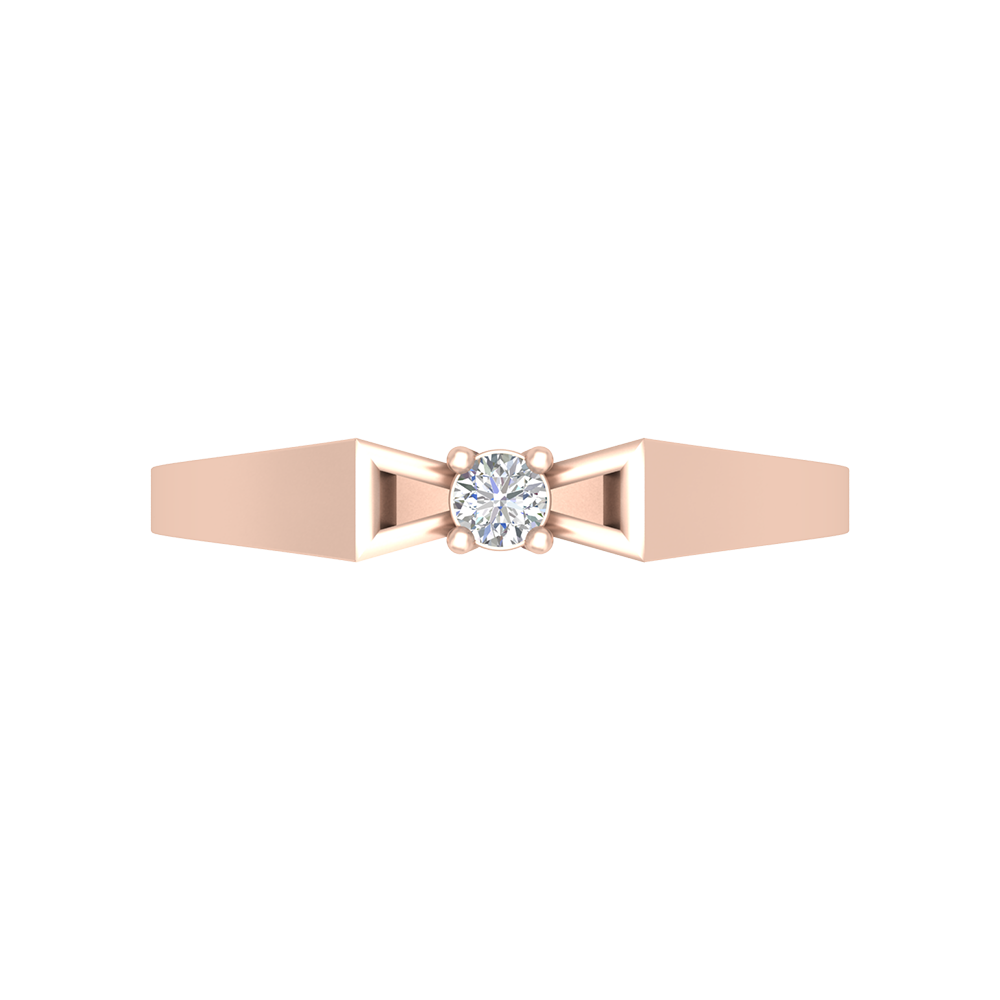 Allure Sanity Single Stone Ring - Three