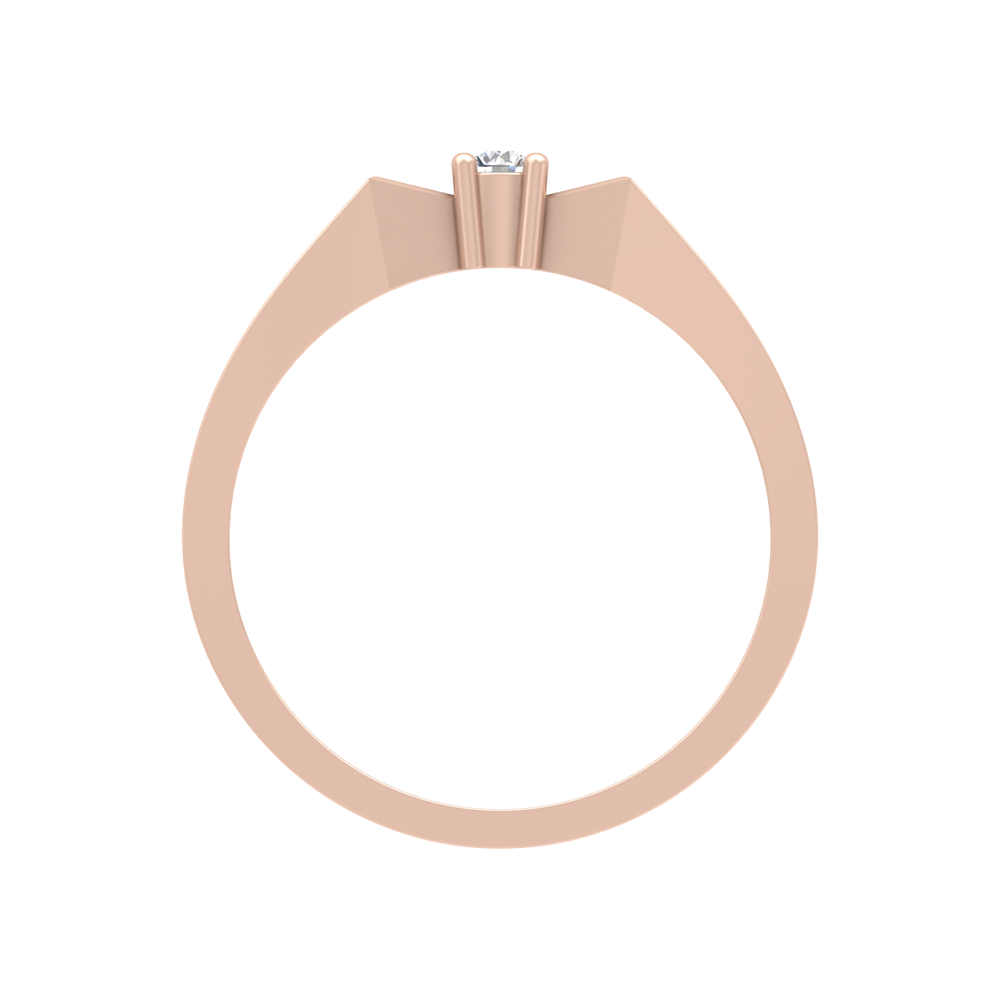 Allure Sanity Single Stone Ring In 925 Sterling Silver - Five