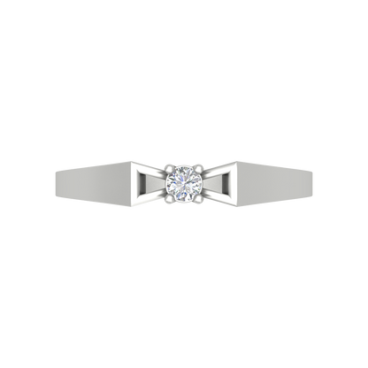 Allure Sanity Single Stone Ring In 925 Sterling Silver - Seven