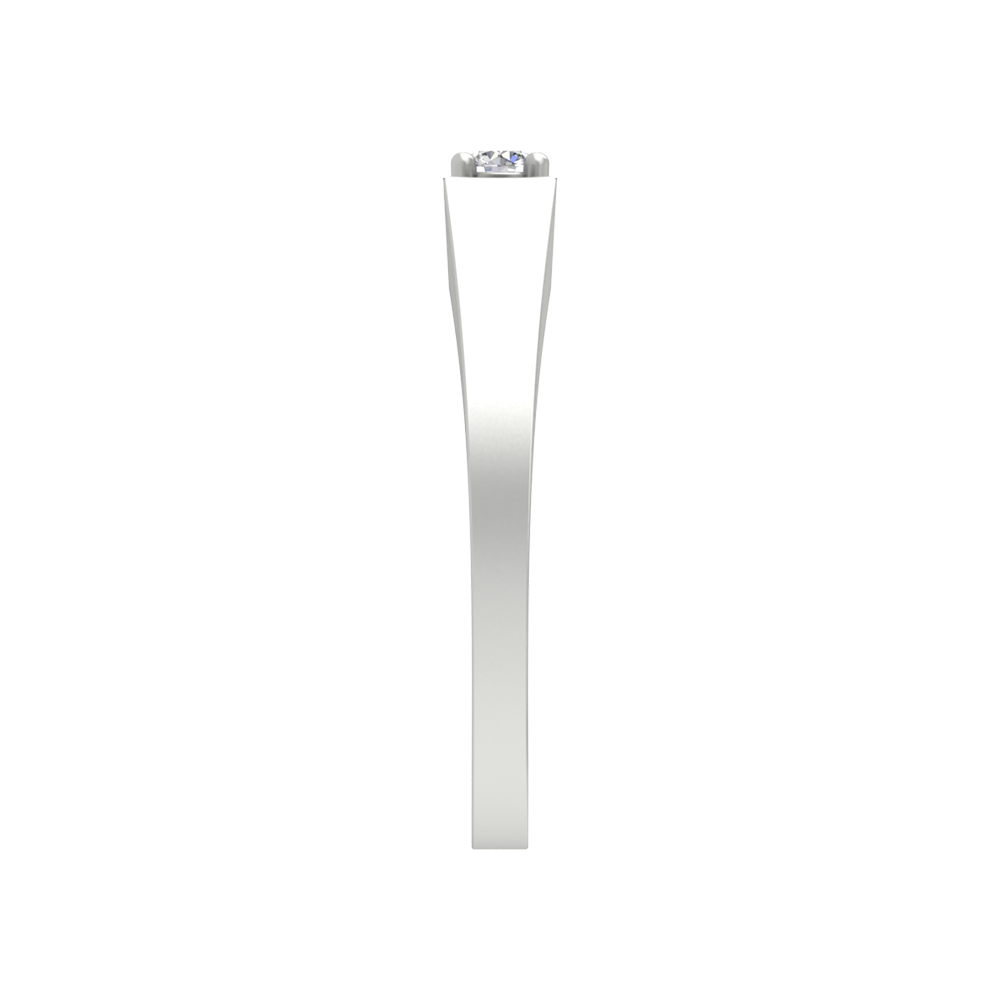 Allure Sanity Single Stone Ring In 925 Sterling Silver - Eight