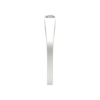 Allure Sanity Single Stone Ring In 925 Sterling Silver - Eight