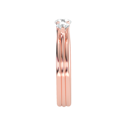 Alluring Diamond Tri Stone Ring - Three