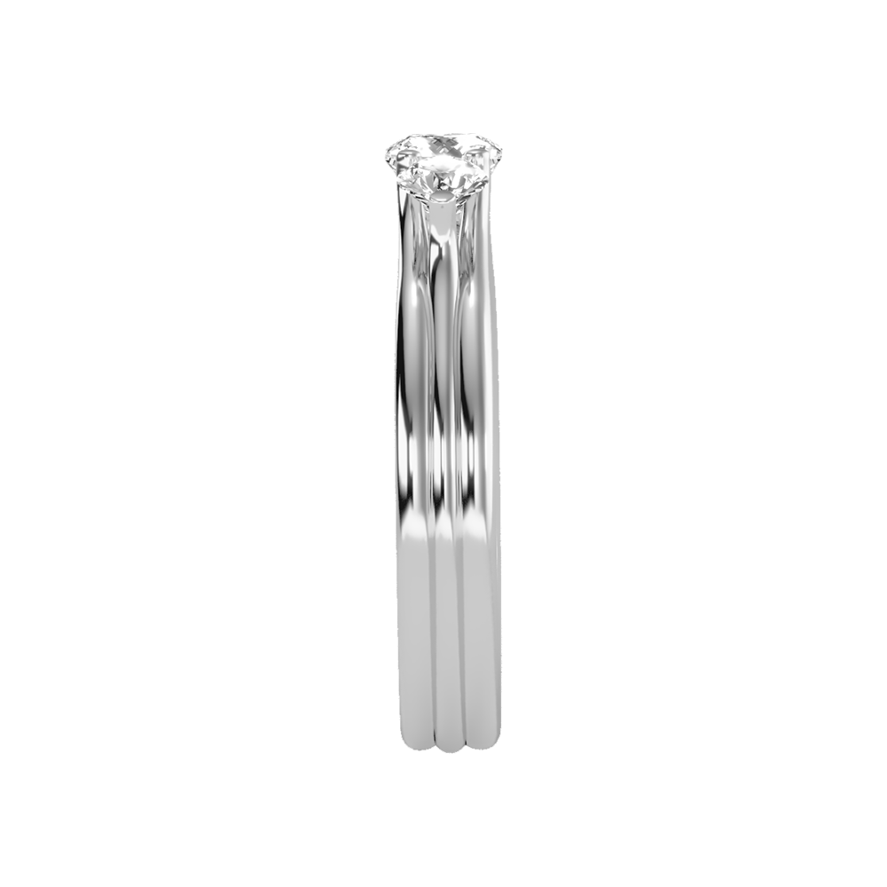 Alluring Diamond Tri Stone Ring - Seven