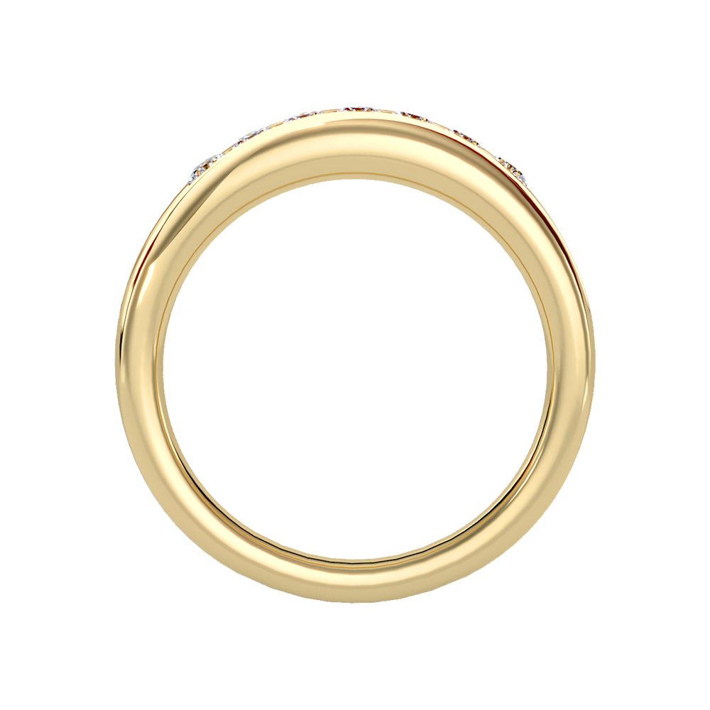 Alluring Men's Broad Band Ring In 925 Sterling Silver - Twelve