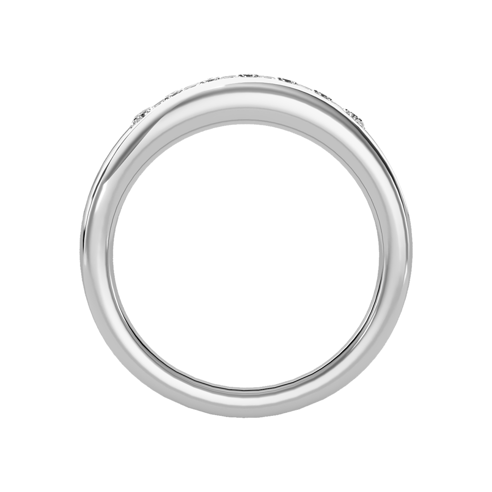Alluring Men's Broad Band Ring In 925 Sterling Silver - Two