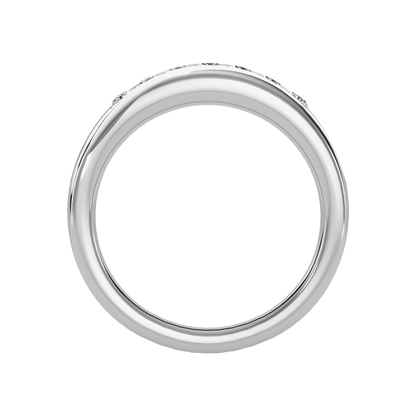 Alluring Men's Broad Band Ring In 925 Sterling Silver - Two