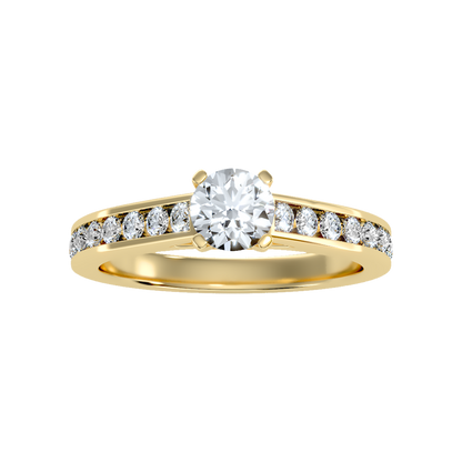 Alluring Solitaire Ring In 925 Sterling Silver - Ten