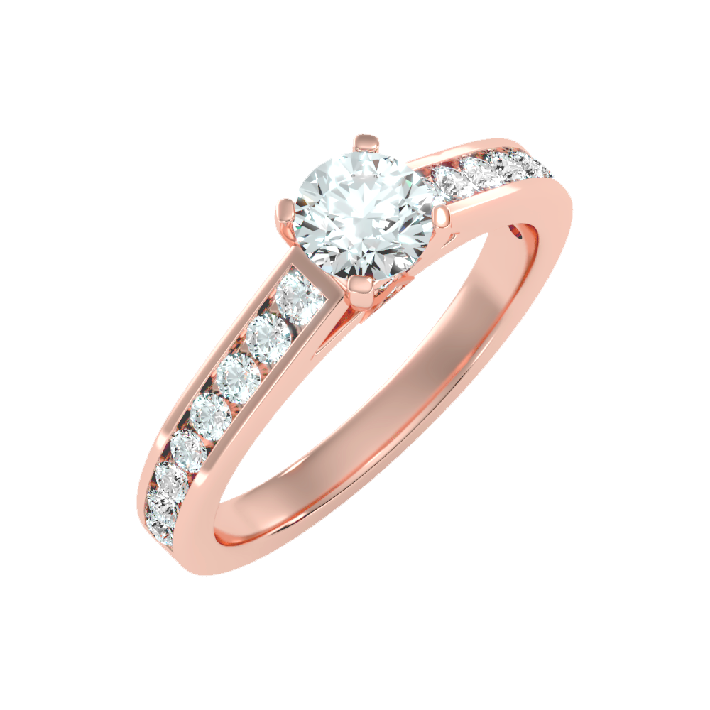 Alluring Solitaire Ring - Five