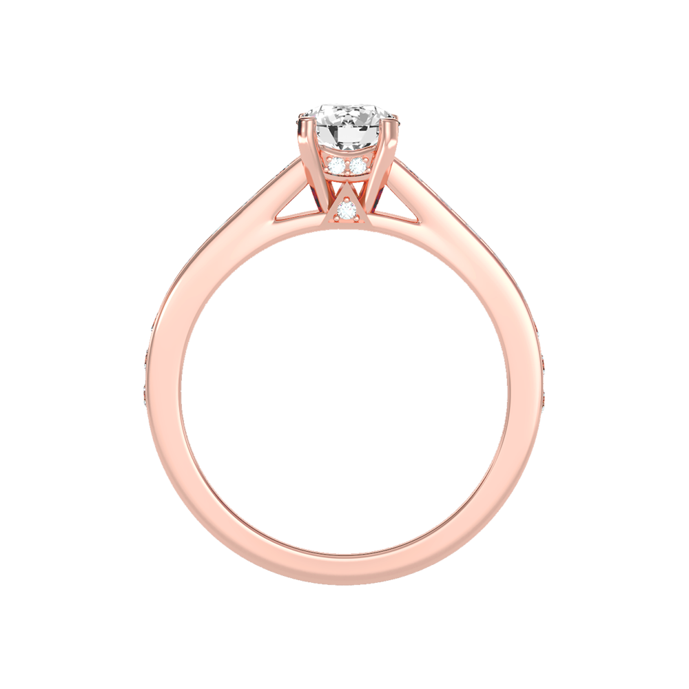 Alluring Solitaire Ring In 925 Sterling Silver - Six
