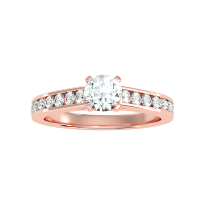 Alluring Solitaire Ring In 925 Sterling Silver - Seven