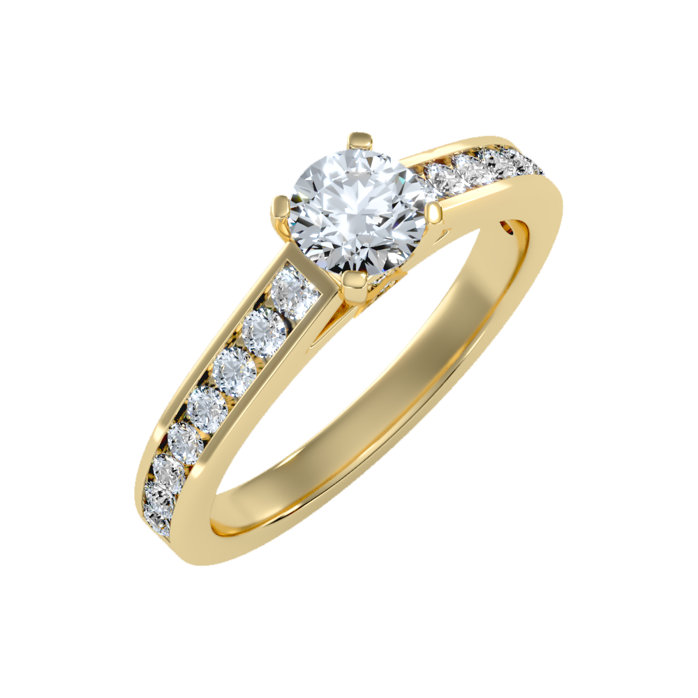 Alluring Solitaire Ring In 925 Sterling Silver - Nine