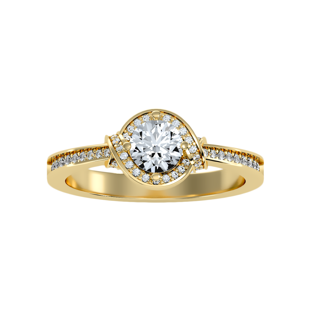 Almendra Solitaire Ring In 925 Sterling Silver - Ten