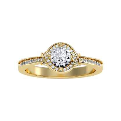 Almendra Solitaire Ring In 925 Sterling Silver - Ten