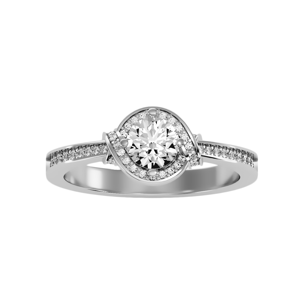 Almendra Solitaire Ring - Three