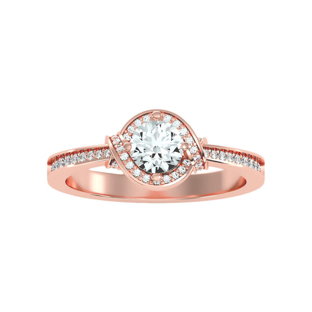 Almendra Solitaire Ring In 925 Sterling Silver - Seven