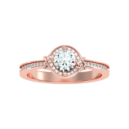 Almendra Solitaire Ring In 925 Sterling Silver - Seven
