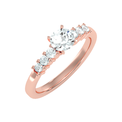 Amazed Solitaire Ring - One