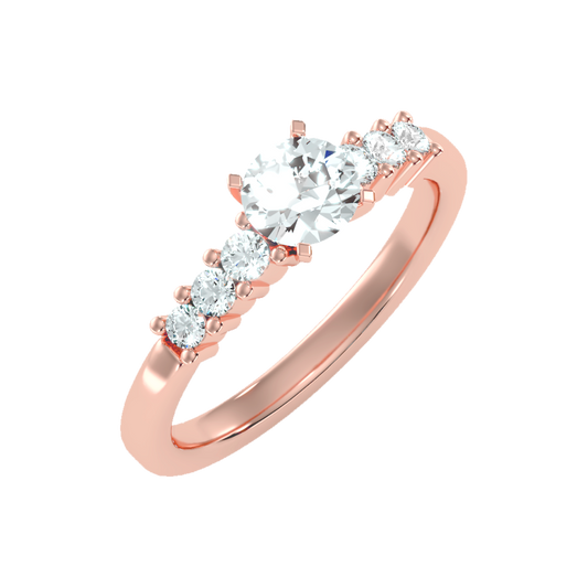 Amazed Solitaire Ring - One