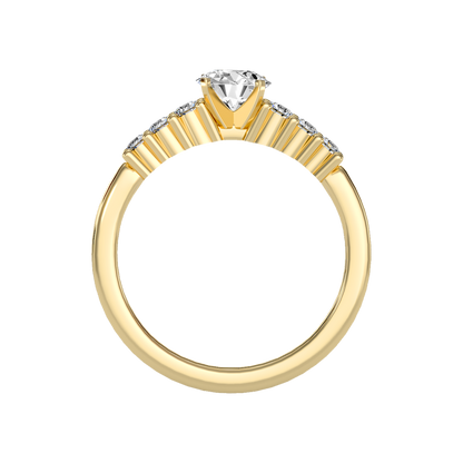 Amazed Solitaire Ring In 925 Sterling Silver - Twelve
