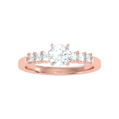 Amazed Solitaire Ring In 925 Sterling Silver - Two