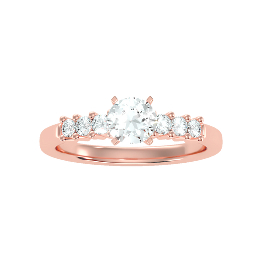 Amazed Solitaire Ring - Two