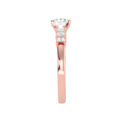 Amazed Solitaire Ring In 925 Sterling Silver - Three
